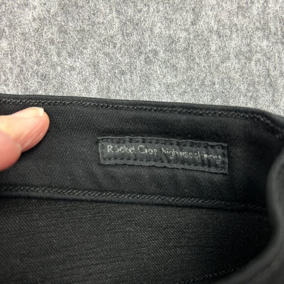 Citizens Of Humanity Rocket Crop High Rise Skinny Jeans Women's Size 25 Black - Picture 7 of 14